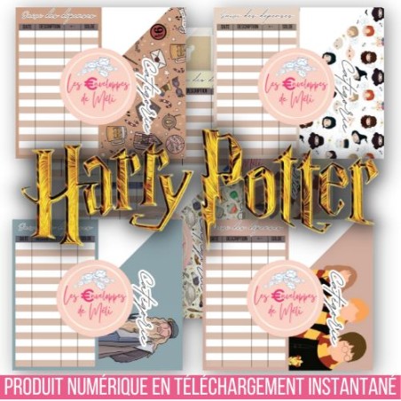 HARRY POTTER (DIGITAL) - ENVELOPPES BUDGET POUR CLASSEUR A6 -