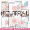 NEUTRAL (DIGITAL) - ENVELOPPES BUDGET POUR CLASSEUR A6 -