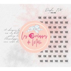 PACK 10 DEFIS (DIGITAL) - ENVELOPPES BUDGET POUR CLASSEUR A6