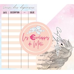 MANDALAS ANIMAL (DIGITAL) - ENVELOPPES BUDGET POUR CLASSEUR A6