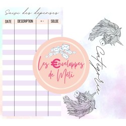 MANDALAS ANIMAL (DIGITAL) - ENVELOPPES BUDGET POUR CLASSEUR A6