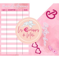 BARBIE (DIGITAL) - ENVELOPPES BUDGET POUR CLASSEUR A6