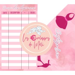 BARBIE (DIGITAL) - ENVELOPPES BUDGET POUR CLASSEUR A6