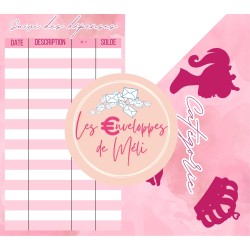 BARBIE (DIGITAL) - ENVELOPPES BUDGET POUR CLASSEUR A6