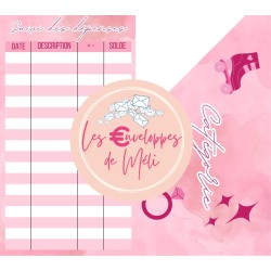 BARBIE (DIGITAL) - ENVELOPPES BUDGET POUR CLASSEUR A6