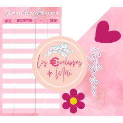 BARBIE (DIGITAL) - ENVELOPPES BUDGET POUR CLASSEUR A6