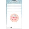 CLASSEUR FLEURS BUDGET A6 *PERSONNALISABLE*