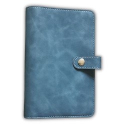 CLASSEUR BLEU BUDGET A6 *PERSONNALISABLE*