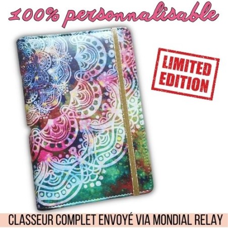 CLASSEUR MANDALAS 2 BUDGET A6 *PERSONNALISABLE*