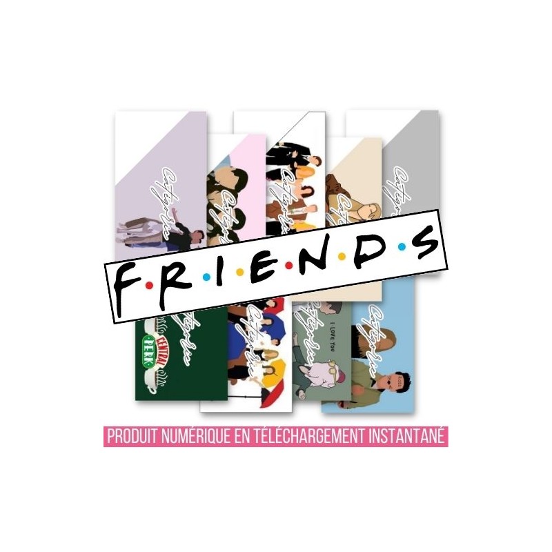 FRIENDS (DIGITAL) - ENVELOPPES BUDGET POUR CLASSEUR A6