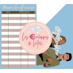 FRIENDS (DIGITAL) - ENVELOPPES BUDGET POUR CLASSEUR A6