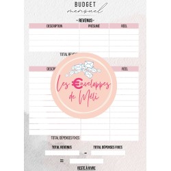 PLANNER BUDGET A5 (DIGITAL) - SPECIAL ENVELOPPES BUDGET - A5