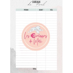 PLANNER BUDGET A5 (DIGITAL) - SPECIAL ENVELOPPES BUDGET - A5