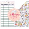 DOODLE - 7 ENVELOPPES BUDGET POUR CLASSEUR A6