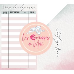 NEUTRAL - 15 ENVELOPPES BUDGET POUR CLASSEUR A6 -