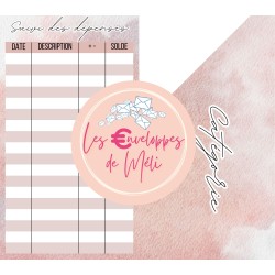 NEUTRAL - 15 ENVELOPPES BUDGET POUR CLASSEUR A6 -