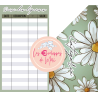 MARGUERITES (DIGITAL) - ENVELOPPES BUDGET POUR CLASSEUR A6 -