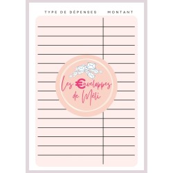 PLANNER BUDGET (DIGITAL) - SPECIAL ENVELOPPES BUDGET - A5