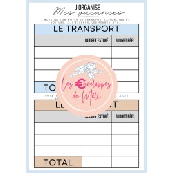 PLANNER BUDGET (DIGITAL) - SPECIAL ENVELOPPES BUDGET - A5