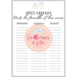 PLANNER BUDGET (DIGITAL) - SPECIAL ENVELOPPES BUDGET - A5